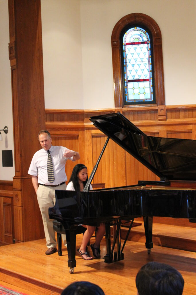 Thomas Mazuroski with student