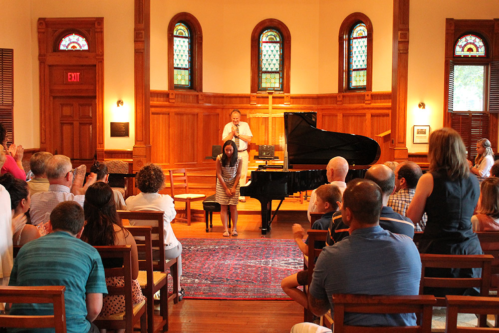 Cecilia at recital