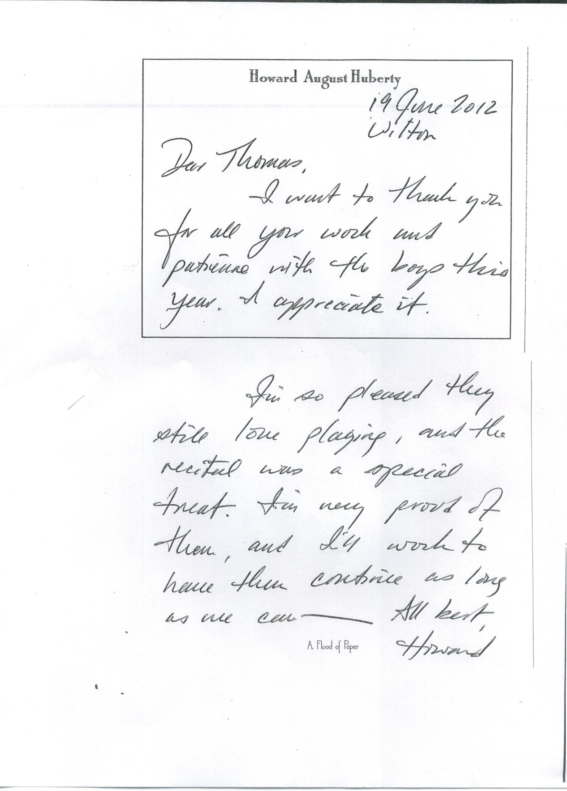 Testimonial gallery